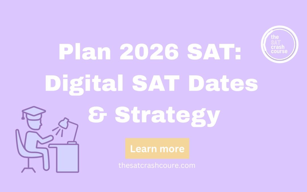 Plan 2026 SAT: Digital SAT Dates & Strategy